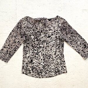 Y2K leopard print going out top